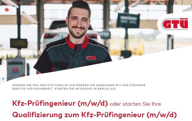 KFZ Prüfstelle Berlin - Stellenangebot